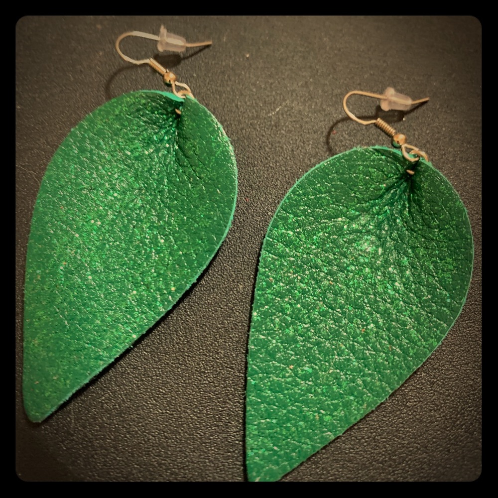 Large leather earnings